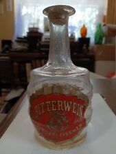 Antique Barrel Bitters bottle pontle and label picture