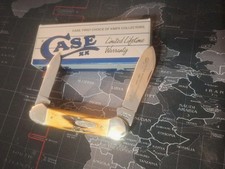 1989 CASE XX TESTED CENTENNIAL STAG HANDLE CANOE KNIFE 52131 SS NIB  picture
