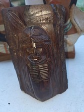 IRONWOOD, HAND CRAFTED NATIVE AMERICAN FIGURE, VERY GOOD CONDITION picture