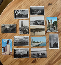 13pc Vintage Chrome Photo Postcard Lot  Intl Landmarks/ around the world unused picture