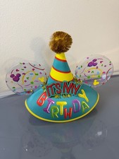 Disney Parks Mickey Mouse It's My Birthday Ear Hat for Adults picture