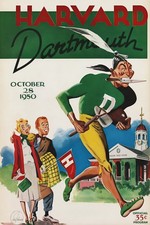 1950s Harvard vs Dartmouth Football Game Poster - 12x18” Premium Matte🗞️ picture