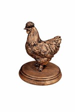 Silkie Rooster Statue Chicken Sculpture picture