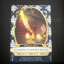 SORCERERS OF THE MAGIC KINGDOM LUMIERE'S CANDLE BLAST BEAUTY & BEAST COGSWORTH picture