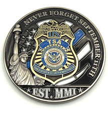 G21 TSA 9/11 Never Forget Federal Police Challenge Coin picture