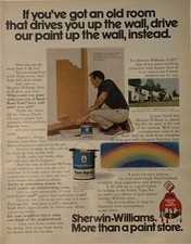 1972 Sherwin-Williams Paint PRINT AD Kem-Tone & Kem-Namel Interior Wall VTG 70s picture