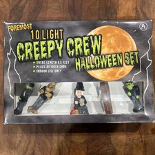 Foremost 10 Light Creepy Crew Halloween Set 8.5' Model No. 2192 New in Box picture