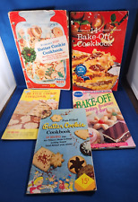 Vintage 5 Pillsbury Bake Off Contest Recipe Cookbooks 1963- 1997 picture