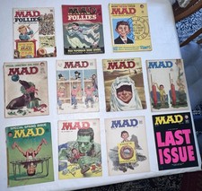 Vintage MAD Magazine Lot 1960s Alfred E Neuman Comics 12 Issues + Specials picture