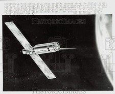 1969 Press Photo Artist's concept of experimental spacecraft Sert-II. picture