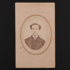 1860s CDV Carte de Visite of a Man Sam W. Nichols from Burlington, Vermont #911 picture