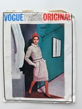 Vintage 1966 Vogue Paris Original 1569 Yves Saint Laurent Sz 14 B34 Uncut, LABEL picture