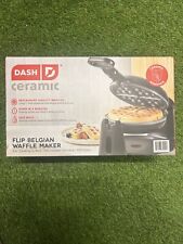 Dash DBWM6SCGBCM02 Ceramic Nonstick Flip Belgian Waffle Maker -Sage picture