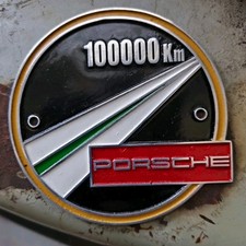 Emblem Porsche Design 100000, 200000,300000, 400000, 500000, 600000 KM Pick One  picture