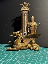 Veiled Prophet Secret Society 1901 Vintage Brass Thermometer Souvenir picture