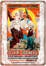 OGÉ, Eugène Élixir Godineau Vintage Liquor Poster Reproduction Sign E1182 picture