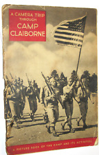 VINTAGE 1940s WWII BOOK CAMP CLAIBORNE A PICTURE BOOK OF THE CAMP & ACTIVITIES picture