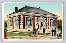 Harwich Centre MA-Massachusetts, Bank Building, Antique, Vintage Postcard picture