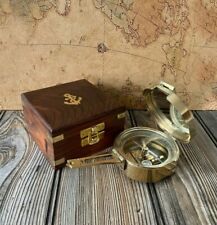 Brass Brunton Pocket Compass Nautical Gift picture
