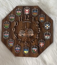 Vintage Toronto Canada Wall Plaque 12”x12”Provinces Territories Souvenir It Work picture