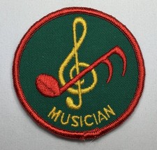 1970'S BSA BOY SCOUTS OF AMERICA MUSICIAN POSITION PATCH ~ 3