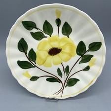 VTG Yellow Nocturne Pattern Bread/Dessert Plate Blue Ridge Southern Potteries (A picture