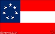 Set of 2 Confed States Of America flags decals 4