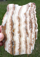 New Peaches and Cream Onyx slab - LARGE - Gorgeous - 262g picture