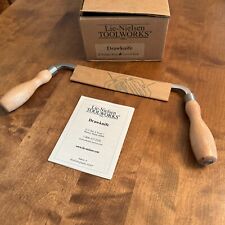 Brand New Lie Nielsen Curved Drawknife - Rare, Never Used, Leather Sheath, Box picture