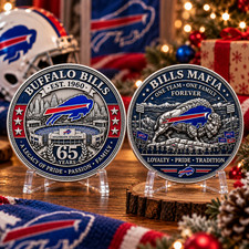 Buffalo Bills 65 Years Anniversary Highmark Stadium Commemorative Coin picture