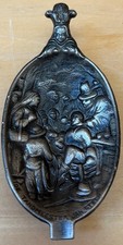 Vintage Reines Zinn Edeltin Etain Pur Pewter Ashtray  Kurz Tiel  Holland NEW picture