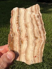 New Peaches and Cream Onyx slab - LARGE - Gorgeous - 214g picture