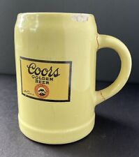 Coors Golden Beer Mug 1935 Estes Park Rare Vintage Pottery *SEE DESCRIPTION picture