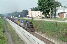 Unidentified Railroad Train Locomotive 6791 Original 1991 Photo Slide picture