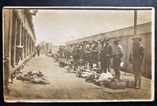 Mint Australia Postcard RPPC WW1 Australian Soldiers Baracks Revision picture