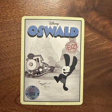 Disney OSWALD in Disneyland Railroad Train Trading Card D23 Expo 2026 picture