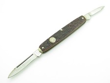 Vintage Boker Tree Brand 1064 USA Jigged Bone Handle Folding Pocket Pen Knife picture