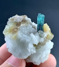 188  Carat Indicolite  Tourmaline Crystal Specimen From Afghanistan picture