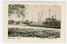 RPPC NY Sackets Harbor Pulp Wood Boat and C Montcalm picture