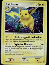 Raichu Holo Rare Mysterious Treasures 15/123 NM picture