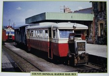 Donegal Railway Rail Bus Railroad Train Picture Brochure Pamphlet Sheet NOS      picture
