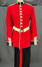 3 Pc Grenadier Guards British Ceremonial Uniform Jacket w/Leather Belt & Pants picture