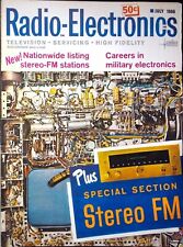 SPECIAL SECTION STEREO FM - RADIO - ELECTRONICS MAGAZINE, JULY 1966 picture
