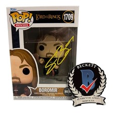 Sean Bean Signed Autograph Lord Of The Rings Funko Pop 1709 Beckett BAS Boromir picture