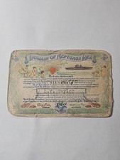 vtg 1944 Navy Domain Neptune Rex U.S.S. Fanshaw Bay  picture