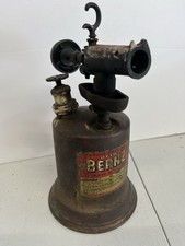 Vintage Otto Bernz Co Rochester NY Brass Blow Torch Plumber Tool Antique picture
