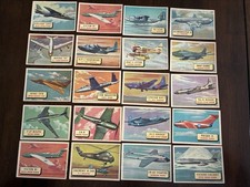 (45) 1957 Topps Airplane Blue Back Cards Lot Clean picture