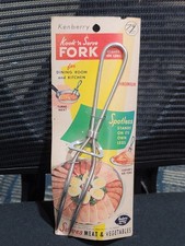 Vintage Chromium Kenberry Kook N Serve Meat Vegetable Fork picture