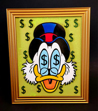 Scrooge McDuck Handmade 3D Wooden Art Piece picture