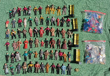 Vintage Star Trek Playmates 1990s Action Figure Lot 72 Figures with Accessories picture